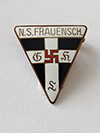 Frauenschaft medium size membership pin marked RZM 75 
